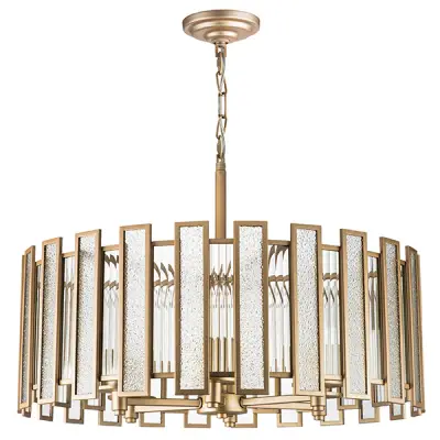 712062 Люстра AGAVE 6х40W E27 ШАМПАНЬ/ПРОЗРАЧНЫЙ Lightstar