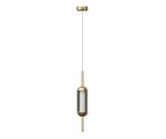 07525-1A,36 Подвес Акари латунь d10 h200 Led 10W (3000K)