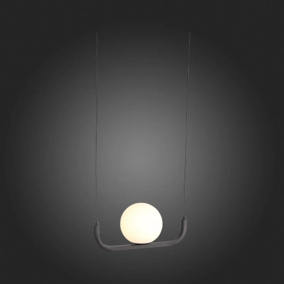 SL1581.403.01 Светильник подвесной ST-Luce Черный/Белый LED 1*8W 3200K