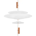 814532  2КОР! Люстра VIOLA LED 3x6W 560LM РОЗОВОЕ ЗОЛОТО/БЕЛЫЙ 3000K Lightstar