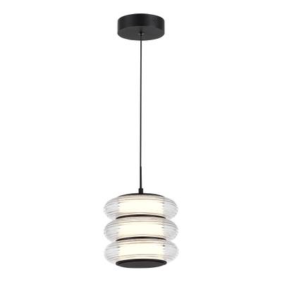 SL6239.403.03 Светильник подвесной ST-Luce черный/прозрачный LED 1*16W 3000K