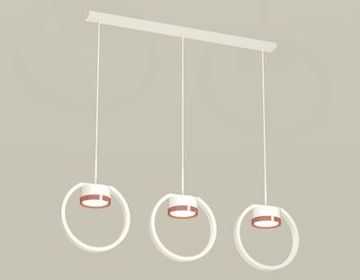 Комплект подвесного светильника XB9106104/3 SWH/PPG белый песок/золото розовое полированное GX53 (C9106, N8126)