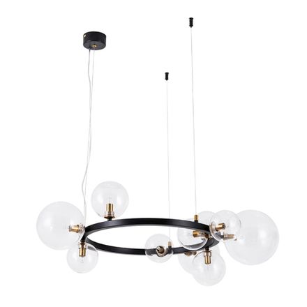 Подвесная люстра Arte Lamp VINCENT A7790SP-10BK, 10хG9