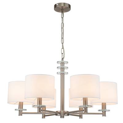 Подвесной светильник Escada 641/6PL E14*60W Satin nickel