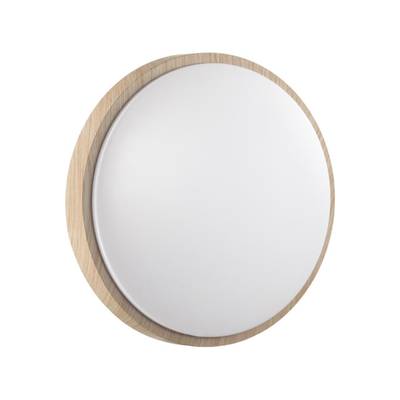 7607/CLN PALE SN 170 Светильник пластик/белый/бежеый под дерево LED 36Вт 4000К D340 IP43 LOSTA