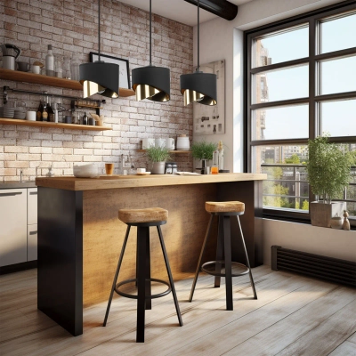 Подвесной светильник 4877 Grant Black, E27х3