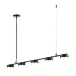 8117/5 COMFI LN25 черный, металл Подвесной светильник LED GX53 5*7W 220V TORINA