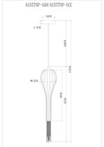 Подвесной светильник Arte Lamp WATERFALL A1577SP-1CC, 1хE14