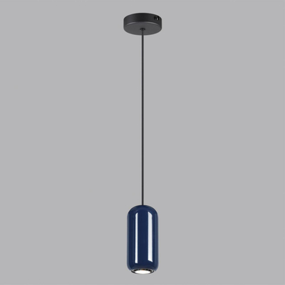 5053/1E PENDANT ODL24 375 черный/синий/металл Подвес GU10 LED 4W OVALI