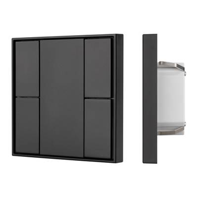 INTELLIGENT ARLIGHT Панель KNX-223-4-BLACK (BUS) (IARL, IP20 Пластик, 3 года)