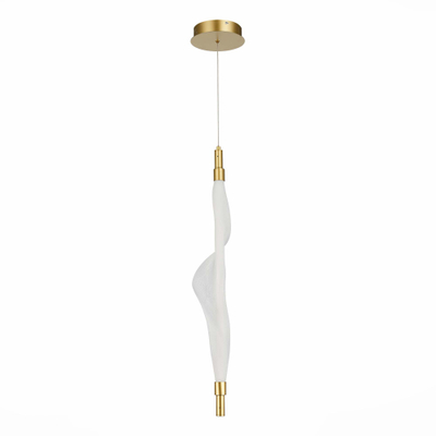 SL6109.213.01 Светильник подвесной ST-Luce Золотистый/Белый LED 1*25W 3000K