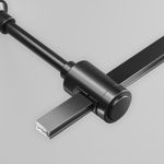 Крепление настенное Wall одинарное удлиненное Flarity черный, TRA155CW-SL1-B. TM Maytoni