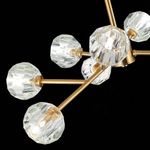 SL1166.303.09 Светильник подвесной ST-Luce Латунь/Прозрачный G9 LED 9*3W