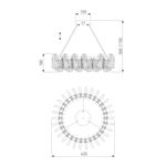 Подвесной светодиодный светильник 90374/1, LED
