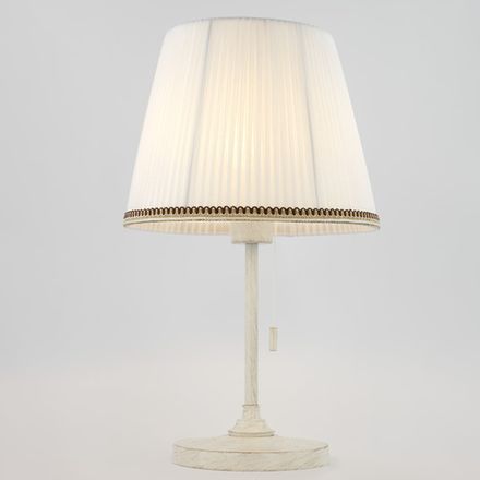 Citilux Линц CL402720 Настольная лампа патина с белым абажуром