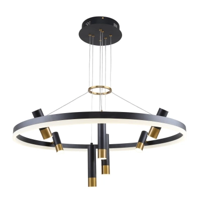 Подвесная люстра Daur 3097-8P, LED*48W + 7*LED*3W, 4690LM, 4000K. ТМ F-Promo