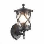 SL085.401.01 Светильник уличный настенный ST-Luce Черный/Черный, Прозрачный E27 1*60W