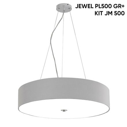 Светильник потолочный Crystal Lux JEWEL PL500 GR 2111/106