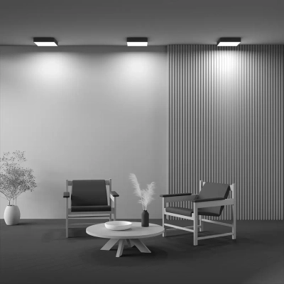 Потолочный светильник Зон / Zon 36 Вт 3000 К 120°, C032CL-36W3K-SQ-B. TM Maytoni