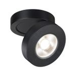 359412 OVER NT24 000 черный Светильник накладной/встраиваемый IP20 LED 5W 220V 4000K 240Лм GRODA