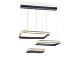 Потолочный светодиодный светильник с пультом FA6166 BK черный 131W 720*500*900 (ПДУ РАДИО 2.4)