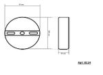 6114,33 Бра Рэй золото h45 w7*12 Led 7W (4000K)