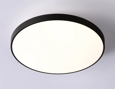 Светильник светодиодный потолочный FZ1224 BK черный IP44 13W 4200K D232*50 (Без ПДУ)