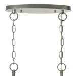 712164 Люстра AGAVE 6х40W E27 СЕРЕБРО С ПАТИНОЙ/ПРОЗРАЧНЫЙ Lightstar