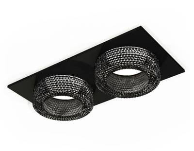 Комплект встраиваемого светильника XC7636021 SBK/BK черный песок/тонированный MR16 GU5.3 (C7636, N7192)