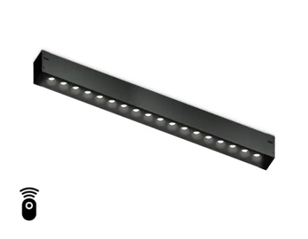 Светильник светодиодный диммируемый для шинопровода Magnetic 220V GL1312 BK черный IP20 15W 3000K-6400K 24° 342*25*42 (Без ПДУ)