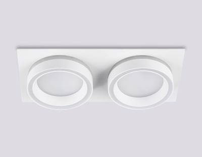 Светильник встраиваемый TN52423/2 WH/FR белый/белый матовый GX53 max 12W 210*105*45
