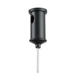 6595/4A MODERNI LN25 черный/прозрачный, металл/стекло Подвес E27 4*60W 220V CORNE