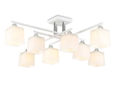 Светильник подвесной TR303043/8 WH белый E27/8 max 60W 820*820*260