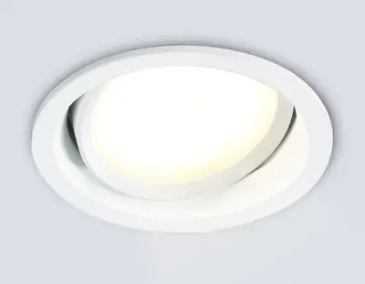 Светильник встраиваемый TN6651 WH белый IP44 GX53 D110*48