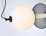 Светильник светодиодный подвесной LH11010 BK/FR черный/белый матовый 32W 3000K 915*220*220