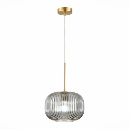 SL1154.303.01 Подвес ST-Luce Латунь/Дымчатый E27 1*60W