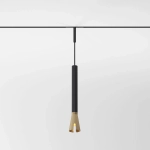 Mini Magnetic Трековый светильник 3W 3000K черный/латунь 85165/01