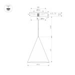 Светильник SP-MAKOTO-R350-14W Warm3000 (WH, 36 deg, 230V, TRIAC) (Arlight, IP20 Металл, 3 года)