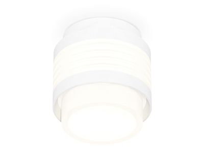 Комплект накладного светильника с акрилом XS8431001 SWH/FR белый песок/белый матовый GX53 (C8431, N8401)