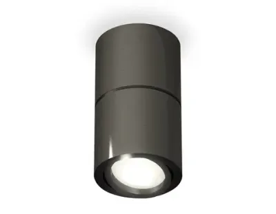 Комплект накладного поворотного светильника XS7403060 DCH/PBK черный хром/черный полированное MR16 GU5.3 (C7403, A2071, C7403, N7002)