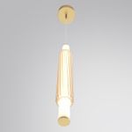 8259/15WCL LEDIO LN26 золото/амбер, металл/акрил/стекло Бра/подвес LED 15W 4000К 220V TRENDY