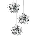 L3PR721134 Подвес тройной круглый EXTRA 3x3x5W(led) G9  (721134 - 3 + 572134 -1) ХРОМ Lightstar