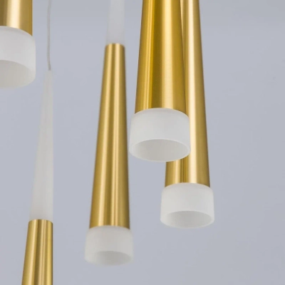 Citilux Вегас CL227142 LED Люстра каскадная Золото