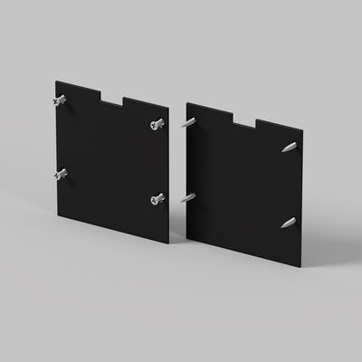 Комплект заглушек (для профиля 50×50) 2 шт., ALM-5050T-B-EC 642047. TM Maytoni