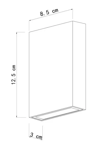 Фасадный светильник Arte Lamp ALGOL A2750AL-2BK, 2хLED