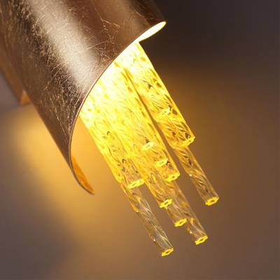 3901/5W L-VISION ODL20 377 золотистый/стекло/металл Настенный светильник LED 4000K 5W 220V MONICA