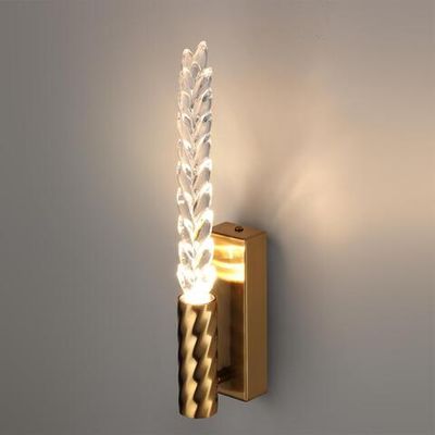 5449/4WL L-VISION ODL_EX26 039 сатинированн.латунь/прозрачн./металл/стекло Настенный светильник LED 4W 3000K 145Лм KOLOS