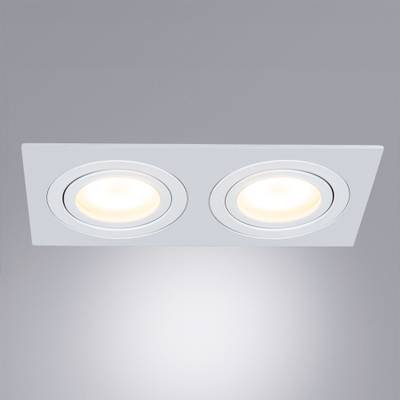 Точечный встраиваемый светильник Arte Lamp TARF A2168PL-2WH, 2хGU10