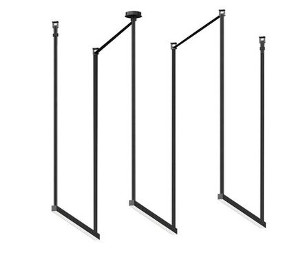 Комплект ременной трековой системы Сатори черный Led 3*15W (4000K)