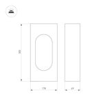 Светильник LGD-MUSE-BOLL-H300-12W Warm3000 (DG, 296 deg, 230V) (Arlight, IP65 Металл, 3 года)